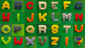 3D Lego Letters